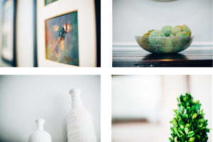 Grid of office photographs
